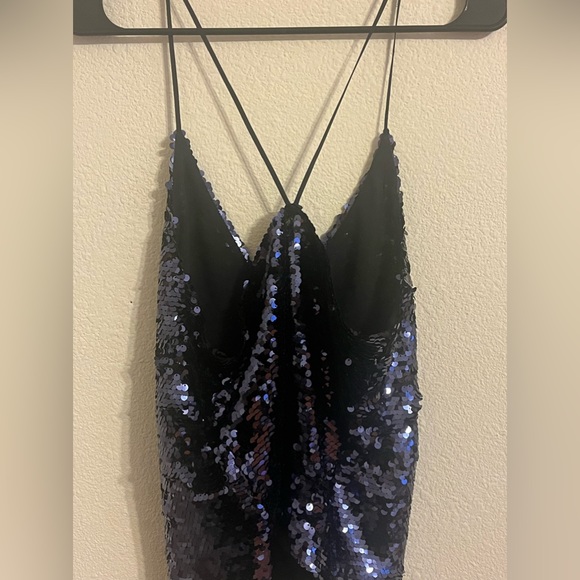 Zara Trf Sequin Tank Top  Size XS - Picture 5 of 5